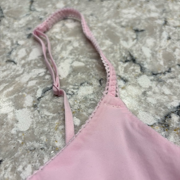 SKIMS Fits Everybody Picot Skimpy Scoop Bralette Rare Cherry Blossom NWT - Picture 5 of 9